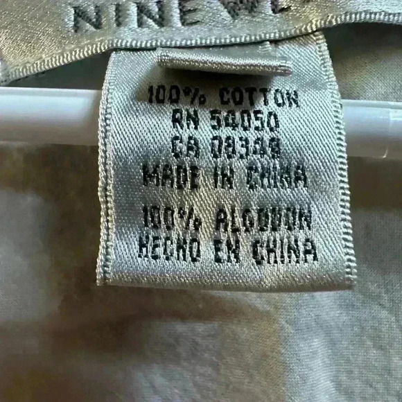 EUC | Women’s Nine West Baby Doll Blouse - Late 90s/Early Y2K | Size 4 | Tan - Picture 7 of 8